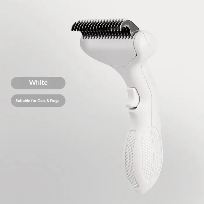 Peigne pour animaux de compagnie, peigne anti-poils spécifique aux chats, brosse pour éclaircir les 