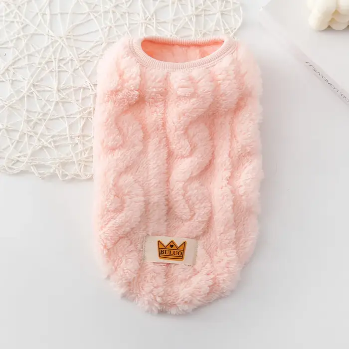 Chandails mignons pour petits chiens, Chihuahua, manches tricotées, chiot, harnais polaire d'hiver, 