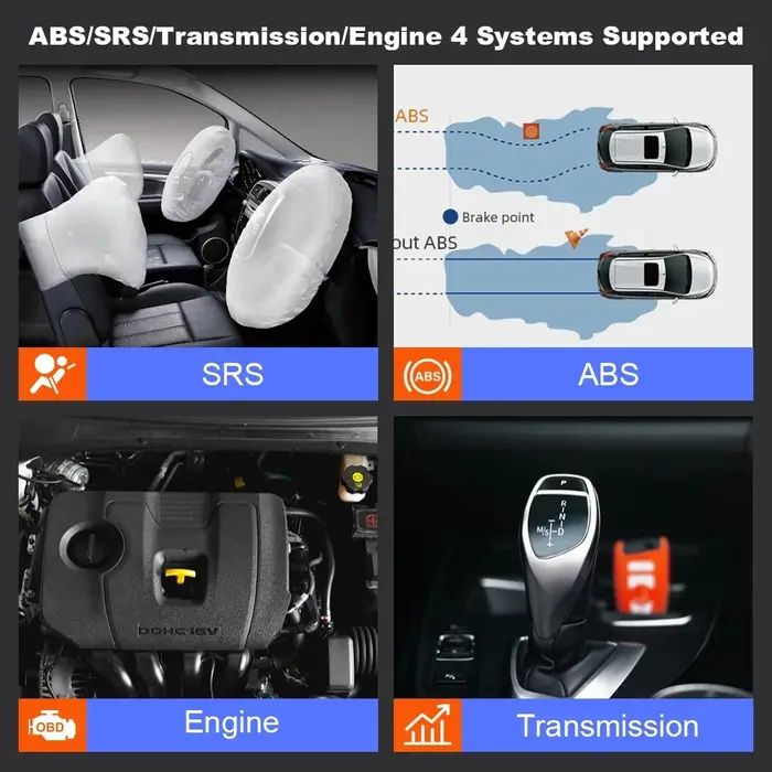 VDIAGTOOL VT600 Elite Scanner de Diagnostic de voiture moteur ABS SRS EPB Service d'huile réinitialiser VT600e outils de numérisation automatique 19 mise à jour gratuite à vie