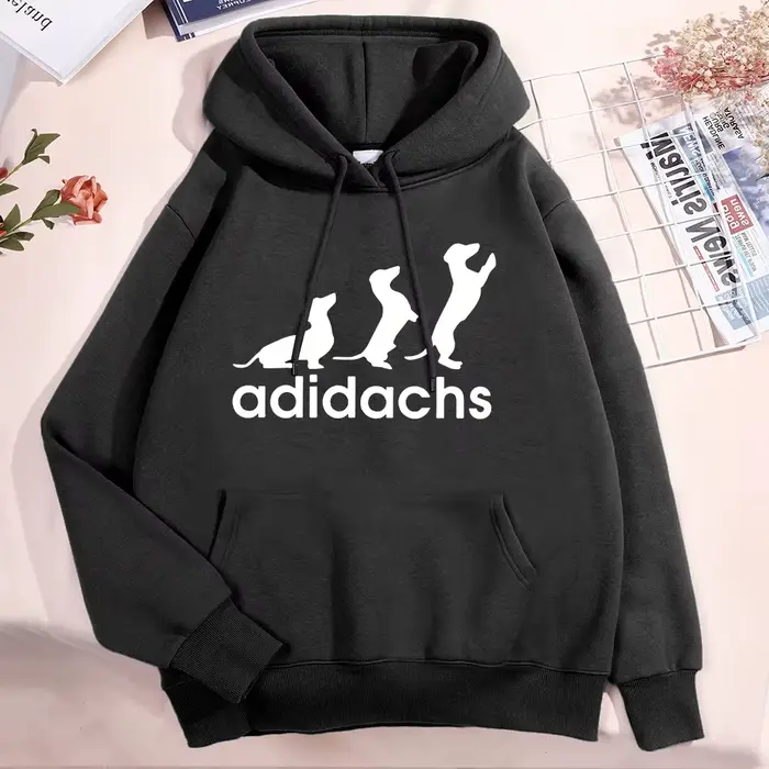 Nouveau teckel chien amant imprimé pull mode femmes hommes sweats à capuche teckel à manches longues