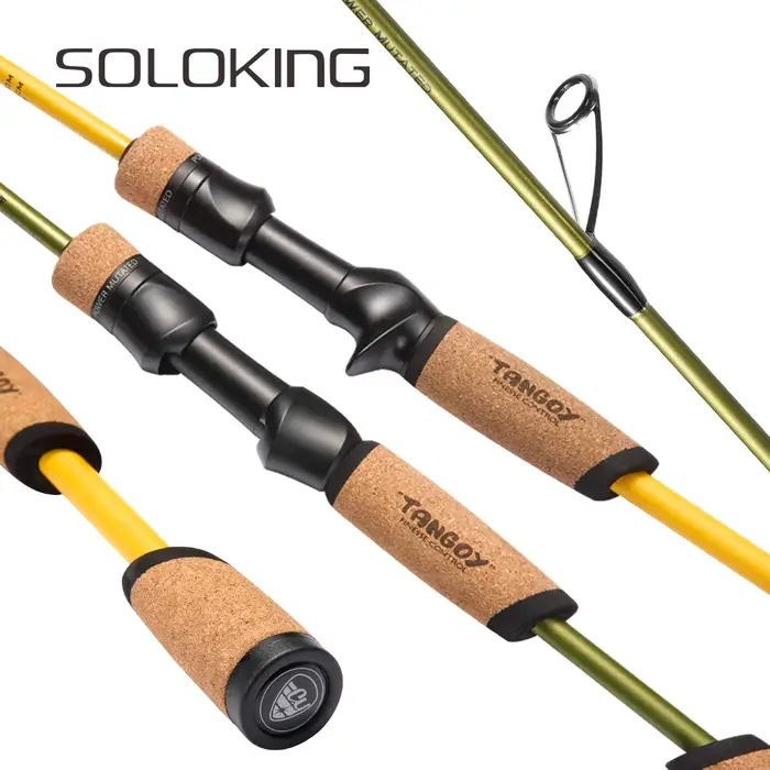 SOLOKING TANGOY BFS canne à pêche filature coulée Fuji anneau Toray fibre de carbone UL 2 Section/4 