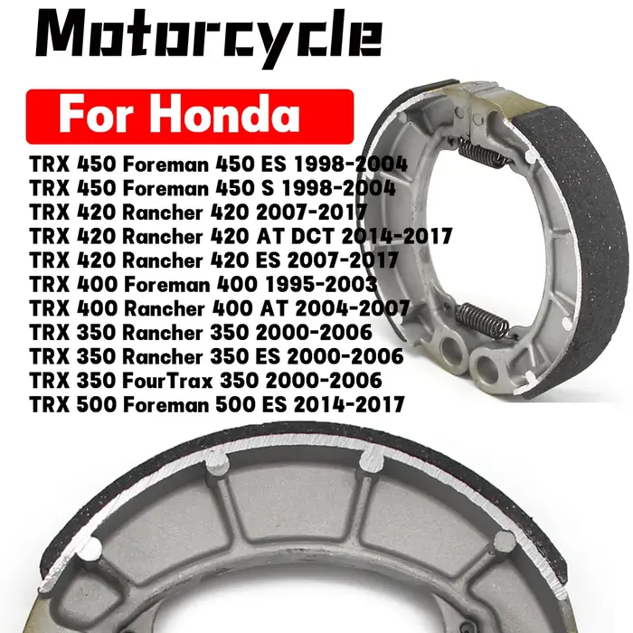 Plaquettes de frein arrière pour Honda Foreman Rancher 450 420 400 350 ES S TRX 500 450 350 350 06430-HN0-A20 06430-HN0