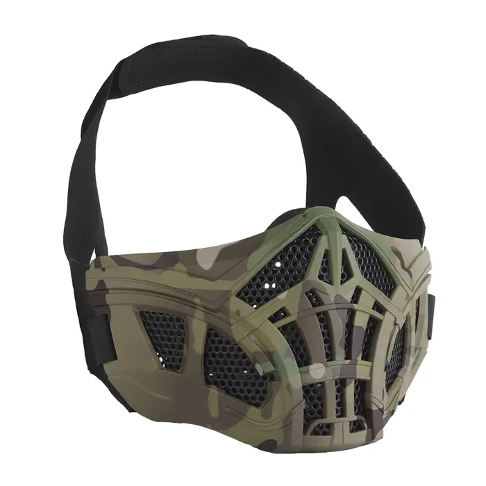 Scorpion Masks Tactical Hunting Paintball Airsoft CS Fight Half Masks Inner Sili