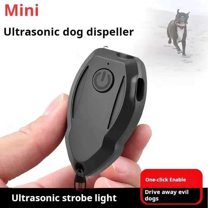 Répulsif ultrasonique pour chiens, dispositif Anti-aboiement, Rechargeable par USB et Portable, entr