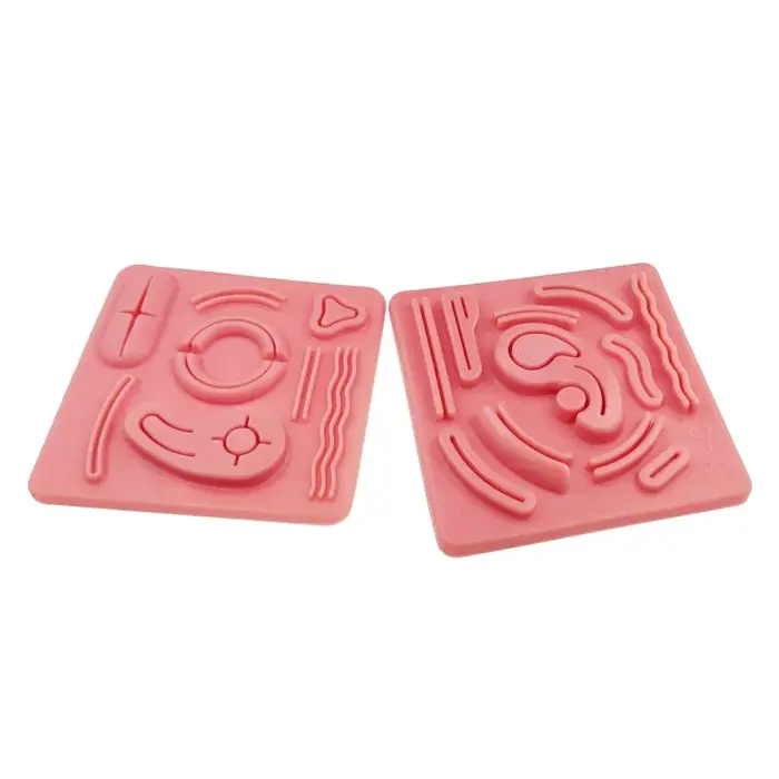 Modèle de formation à la suture de la peau, simulation laparoscopique en silicone 3D, poète techniqu
