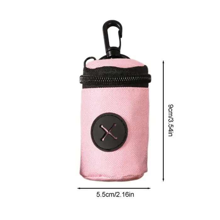 Support de rangement pour sacs à déjections canines d'extérieur, avec clip de traction pratique, rés
