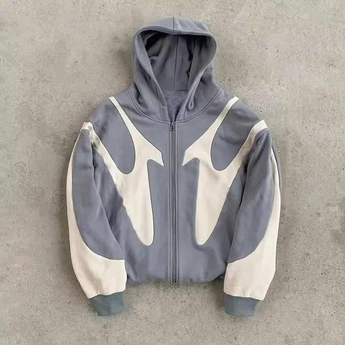 Sweat à capuche à motif diable imprimé avec lettres rétro américaines, Y2k, Harajuku, décontracté, p