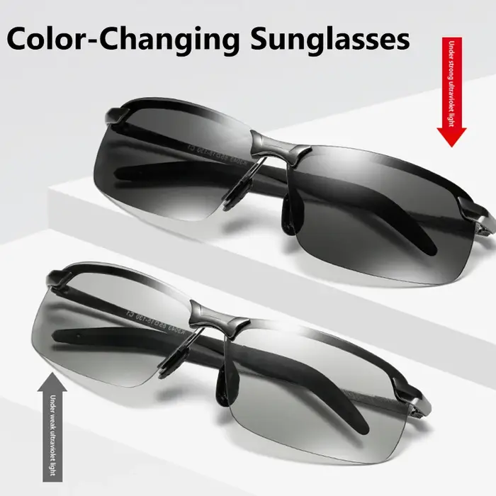 Lunettes de soleil polarisées pour cyclisme en plein air, Vision jour et nuit, lunettes de soleil po