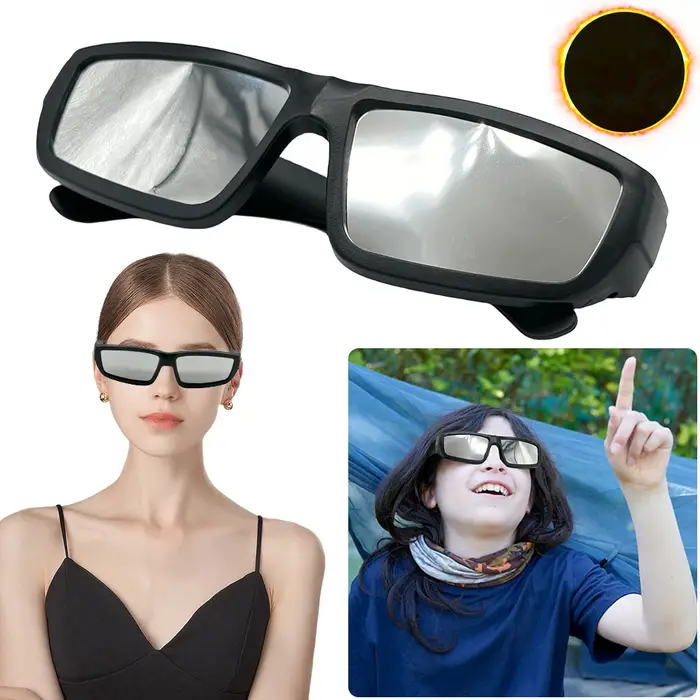 Pack lunettes éclipse solaire certifiées ISO - 1/2/3/5 paires pour observation astronomique sécurisée