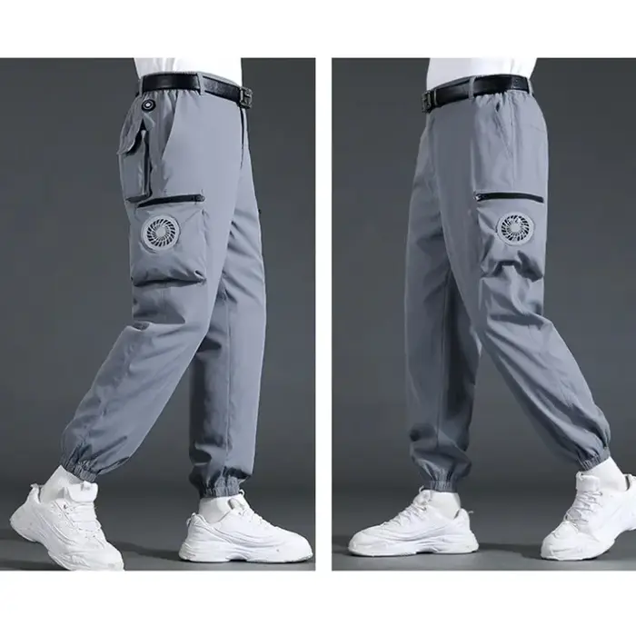 Pantalon ventilé coton pêche froid - Vêtement rafraîchissant pour chasse été et activités outdoor