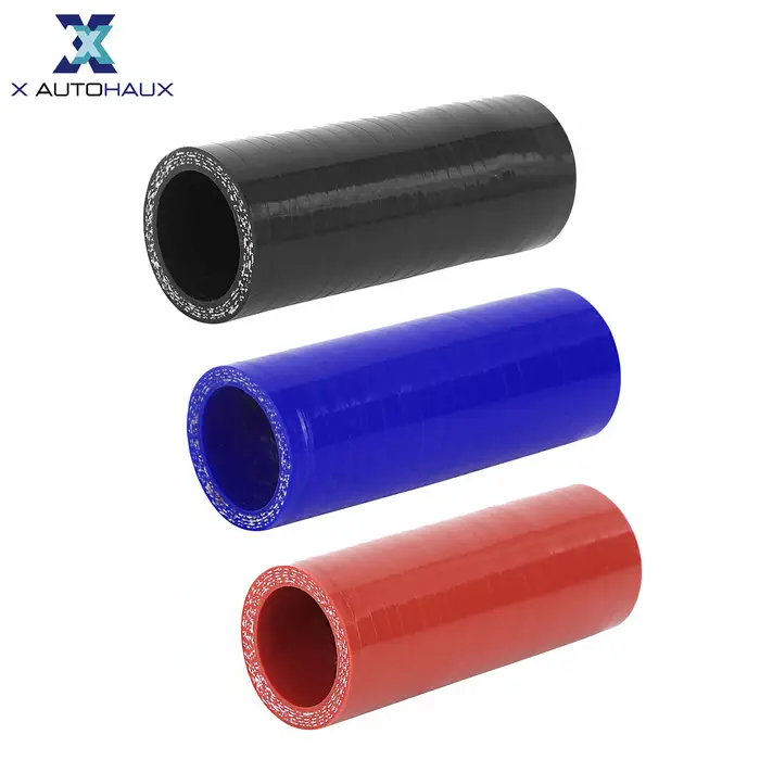 X Autohaux 30mm/38mm/40mm/45mm/50mm/55mm/60mm/65mm ID coupleur en Silicone droit renforcé pour tuyau