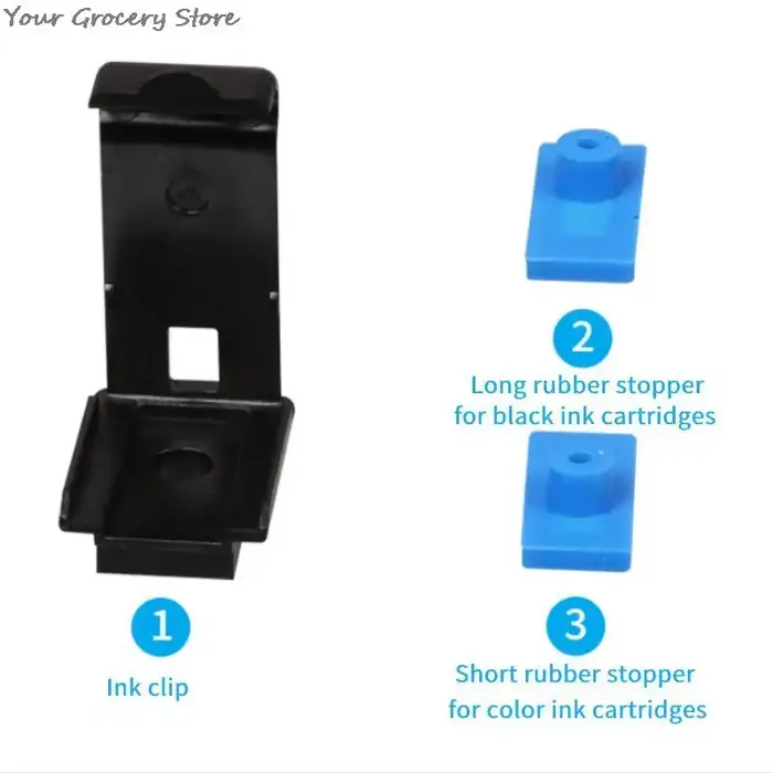 Kit de recharge pour cartouches d'encre HP 121 122 140 141 300 301 302 21 22 61 650 652 économique et écologique pour bureau et maison