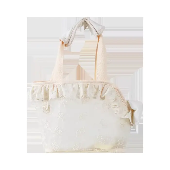 Onecute – Sac de transport pour animaux de compagnie en dentelle, sac à main à bandoulière pour chio