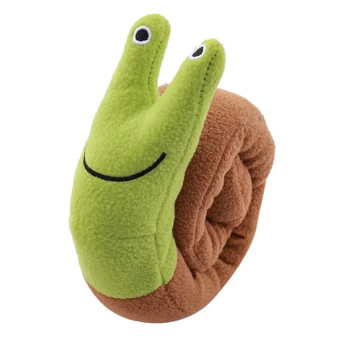 Jouets pour animaux de compagnie en forme d'escargot pour chiens et chats, cache des odeurs, puzzle 