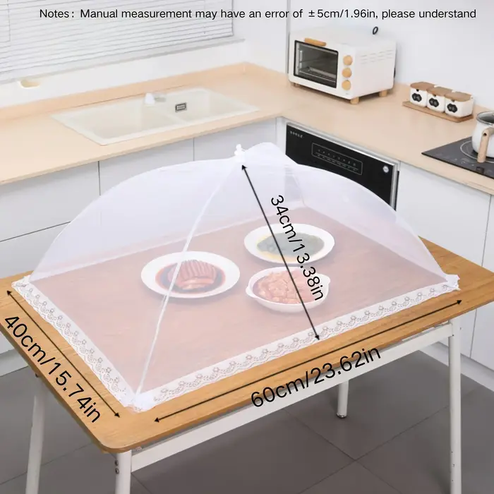 Housse en maille alimentaire pliable et lavable, Anti-moustique, Pop-Up, parapluie, couverture respi