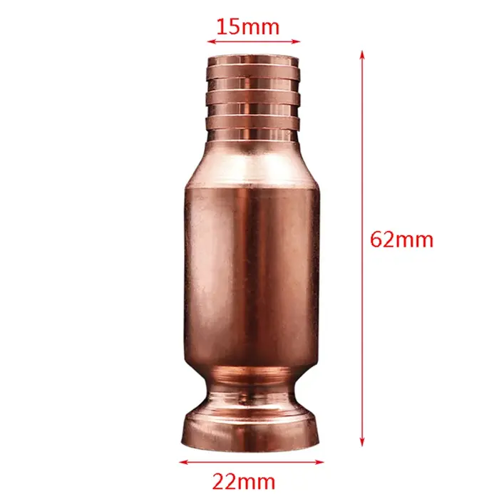 Pompe de siphon de gaz de ravitaillement en carburant en cuivre rouge, secoueur d'eau Jane, sécurité