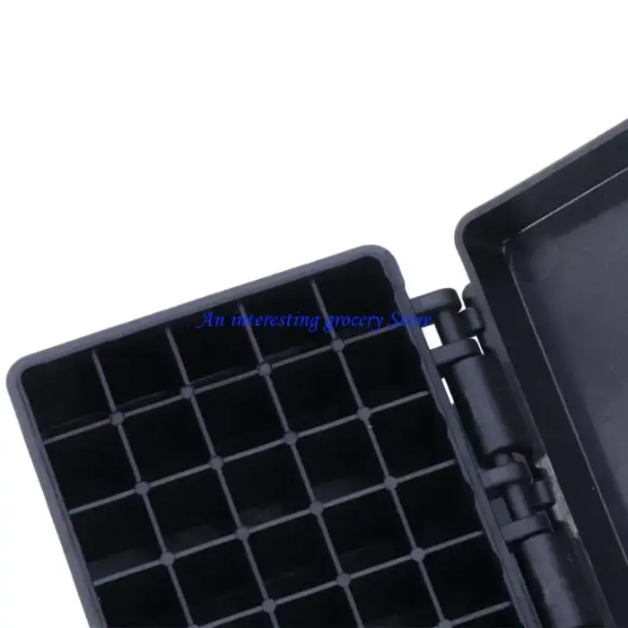 Mallette rangement pour cartouches fusils à couvercle rabattable 652D