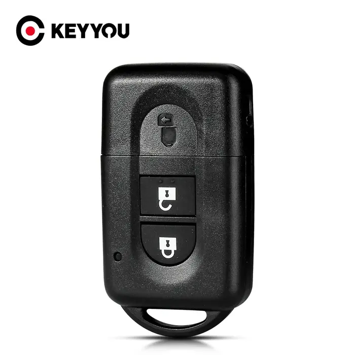 KEYYOU – coque de clé télécommande à 2 boutons, pour Nissan Micra x-trail Qashqai Juke Duke Pathfind