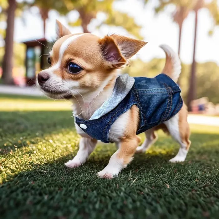 Veste en jean denim pour chien, vêtements pour animaux de compagnie, manteau pour chiot, sweats à ca