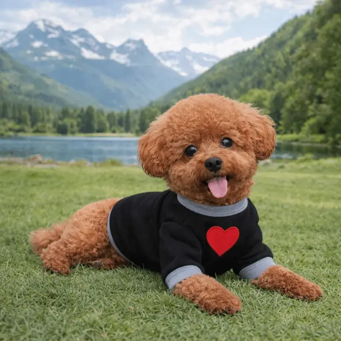 Sweat à capuche épaissi pour chien