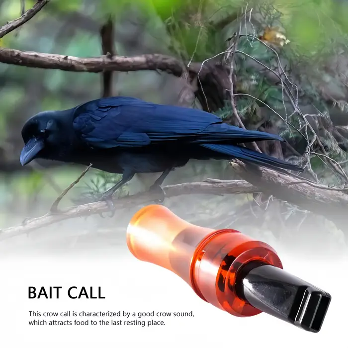 Sifflet appel corbeau authentique - Appelant oiseau réaliste pour chasse efficace accessoire extérieur