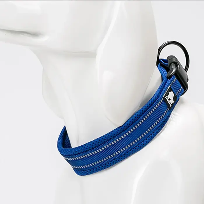 Truelove Collier de chien en Nylon rembourré large colliers de chien pour grands petits chiens Colli