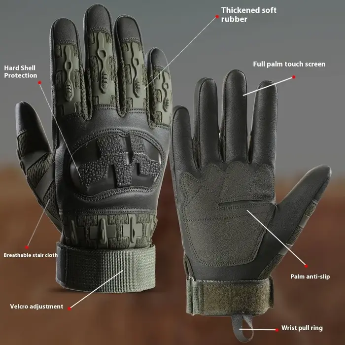 Gants tactiques hommes Z353 écran tactile anti-usure résistants protection CS sports outdoor