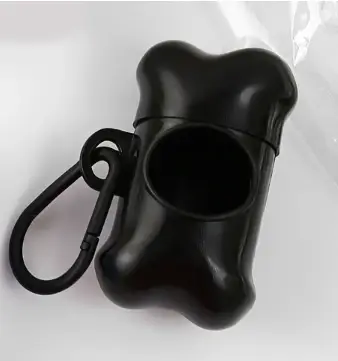 Distributeur de sacs à crottes de chien 4.2 par LED, sacs à déchets nickel ables portables pour l'ex