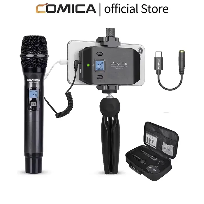 Microphone portable COMICA CVM-WS50H