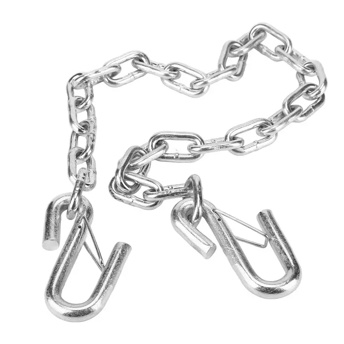 Chaîne de remorquage de sécurité, chaînes métalliques pour remorque, chaîne de sécurité pour remorqu