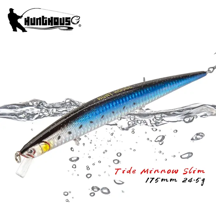 Hunthouse Tide mince vairon 175mm 24.5g flottant Wobble Flyer