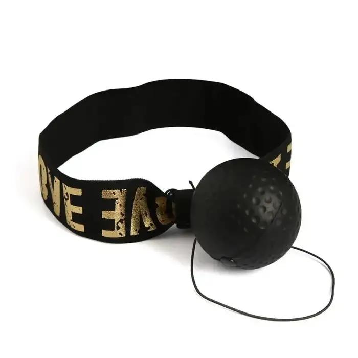 1/4 Set Ballon de vitesse de boxe à fixation sur tête en PU, pour entraînement de combat Muay Thai e