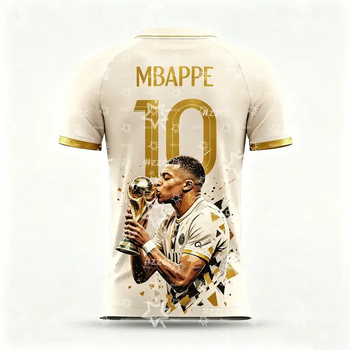 Maillot de football Mbappé 2026, cadeau pour fans, n°10, ensemble d'entraînement, T-shirt de sport d