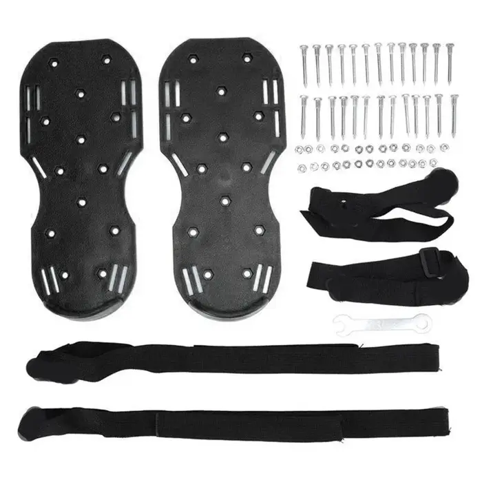Chaussures à clous de jardin à pointes, Aérateur de sol de jardinage, Pointes d'aération de pelouse,