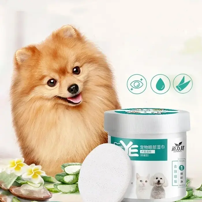 130 pièces/ensemble lingettes pour les yeux pour animaux de compagnie