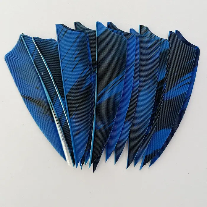 IBOUNFOX-Plume de dinde colorée pour la chasse, accessoires d'arc de tir à l'arc, empennage de plume
