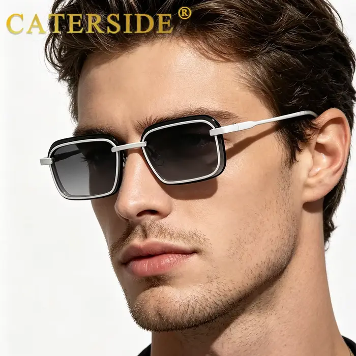 CATERSIDE – lunettes de soleil rétro Punk pour hommes et femmes