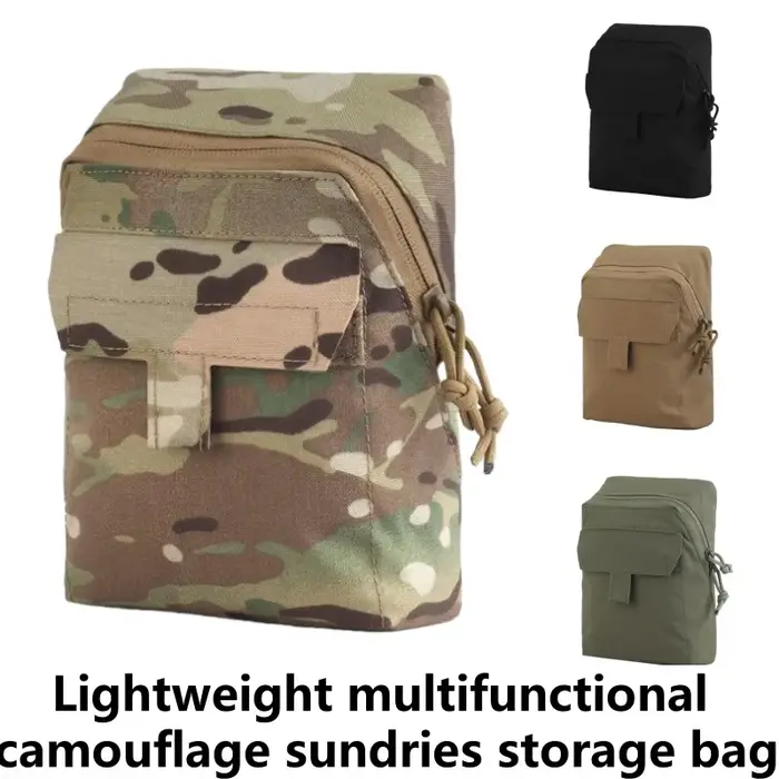 Sac multifonction camouflage portable système MOLLE pour rangement équipement chasse tactique