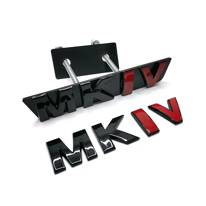 MKIV – emblème de gril de haute qualité, Badges de coffre, Golf 4, signe de botte, sortie, Logos de 