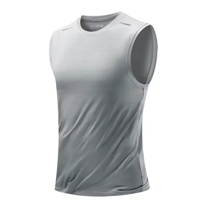 CHRLCK gilet de course pour hommes séchage rapide débardeur de gymnastique hommes Fitness chemise sa