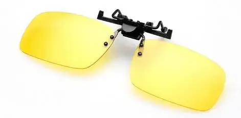 Lunettes de sécurité de nuit pour hommes et femmes, verres de conduite à Clip, Vision nocturne, Anti