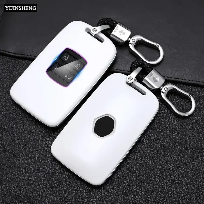 1x housse de clé de voiture ABS pour Renault Koleos Kadjar Scenic Megane Sandero Espace Clio Captur 