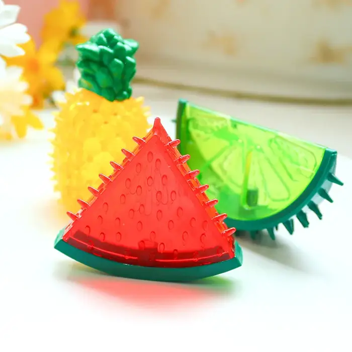 Jouets à mâcher fruits pour chiens et chats