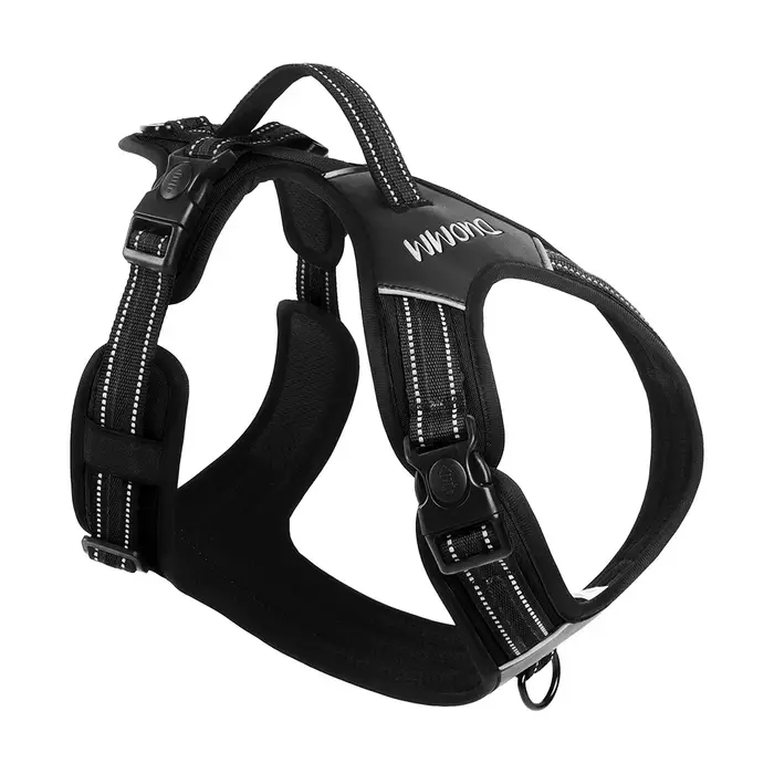 Harnais robuste pour bouledogue français avec poignée, harnais de promenade pour grands chiens, pour