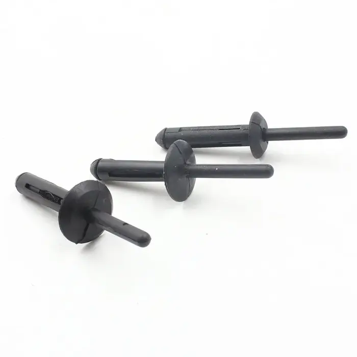 Rivets aveugles d'expansion en plastique pour arc de roue de voiture, 50 pièces, Clip de pare-chocs,