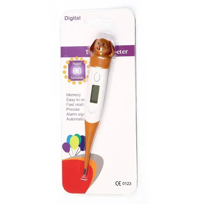Thermomètre électronique professionnel LED pour chien et chat, thermomètre sec et humide, thermomètr