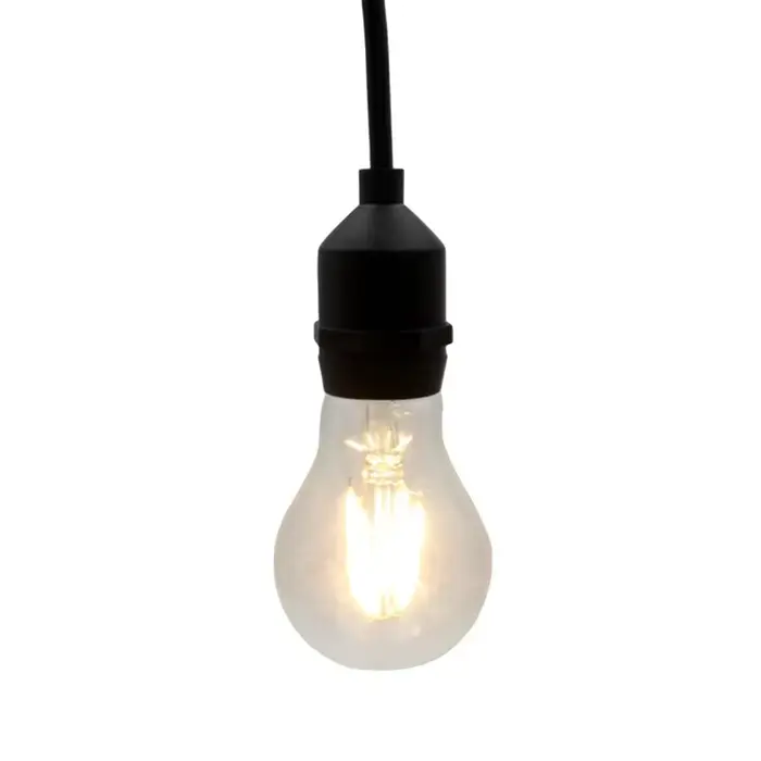 Base de lampe E27 extérieure AC 110-240V avec rallonge, support de lampe étanche E27