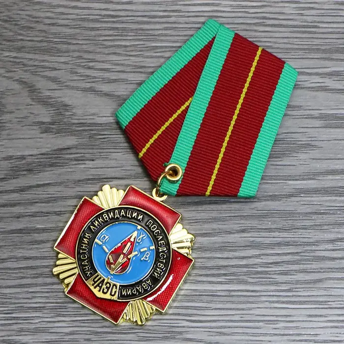 Médaille de sauvetage d'incendie de Tchernobyl, la broche soviétique Ukraine pour les centrales nucl