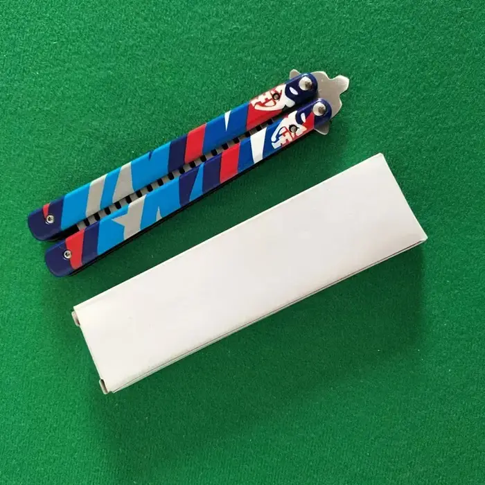 Figurine d'arme Valorant, Couteau papillon Balisong, Accessoires de jeu GO Vol Melee, Figurines de s