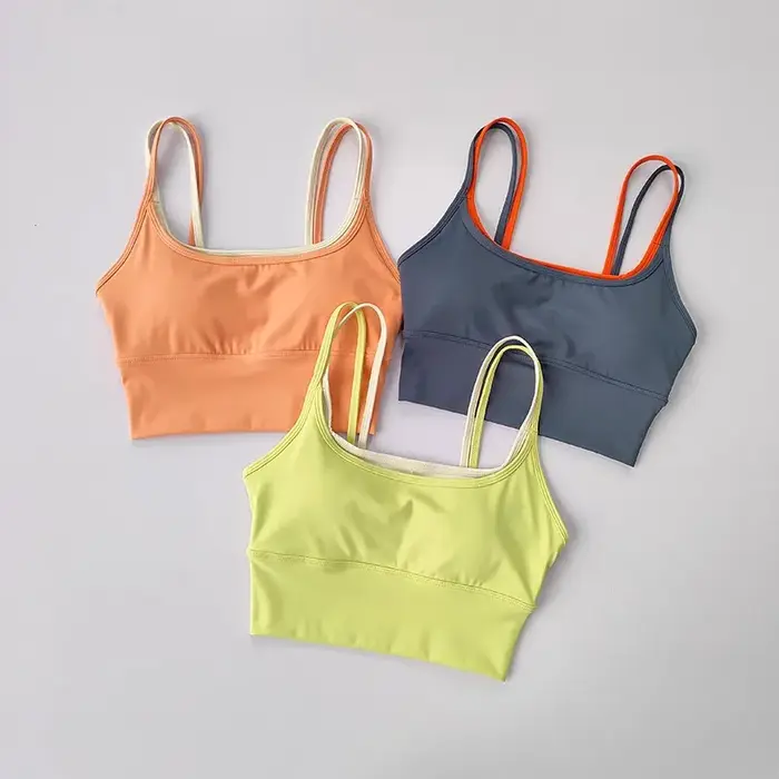 Soutien-gorge de Sport pour femmes gilet de gymnastique Yoga beauté noir bustier tubulaire course so